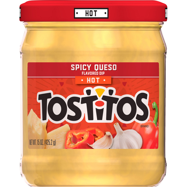 Fresh Dips & Tapenades Tostitos Spicy Queso, Hot hero