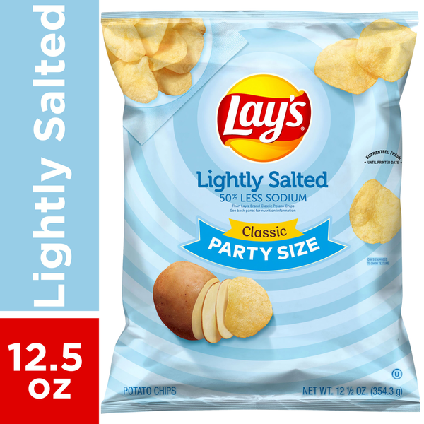 Chips & Pretzels Lay's Lightly Salted Potato Chips hero