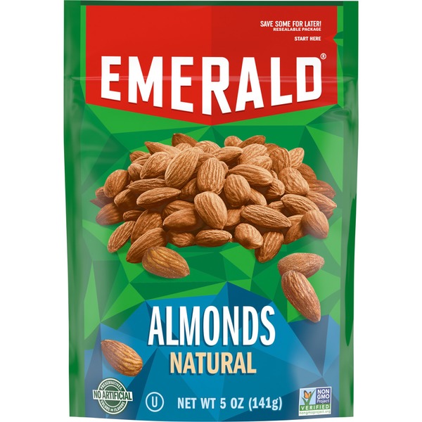 Nuts, Seeds & Dried Fruit Emerald Natural Almonds hero