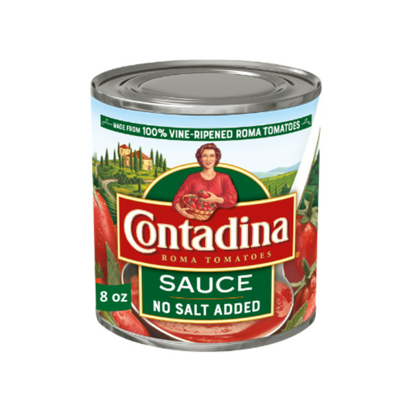 Canned & Jarred Vegetables Contadina No Salt Added Tomato Sauce hero