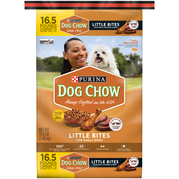 Cash Wise Foods Purina Dog Chow Small Breed Dry Dog Food Little Bites With Real Chicken Beef Same Day Delivery or Pickup Cash Wise Foods