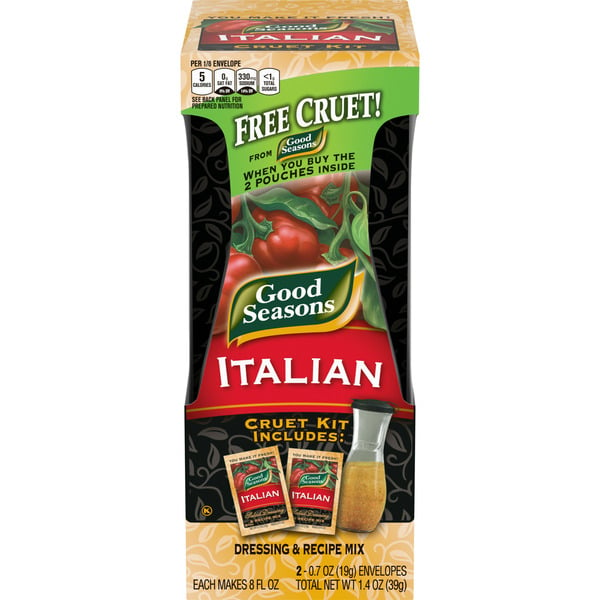 Salad Dressing & Toppings Good Seasons Italian Dressing & Recipe Seasoning Mix hero