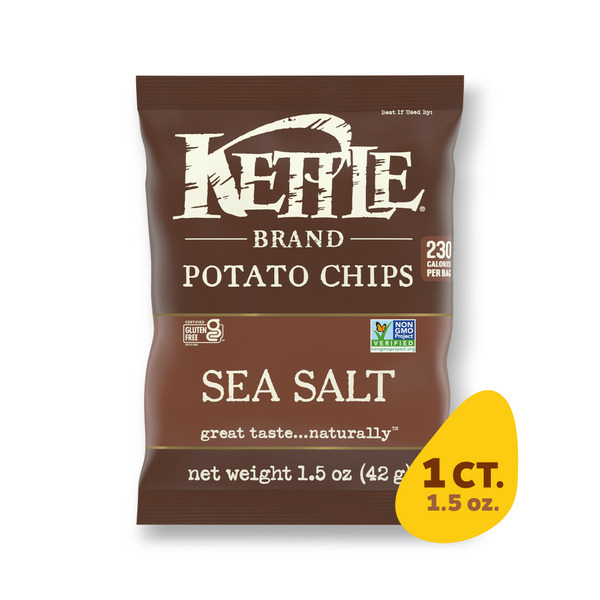 Chips & Pretzels Kettle Chips Sea Salt Potato Chips hero