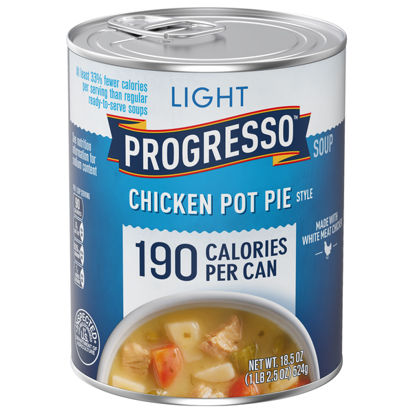 Soup, Broth & Bouillon Progresso Soup, Light, Chicken Pot Pie Style hero