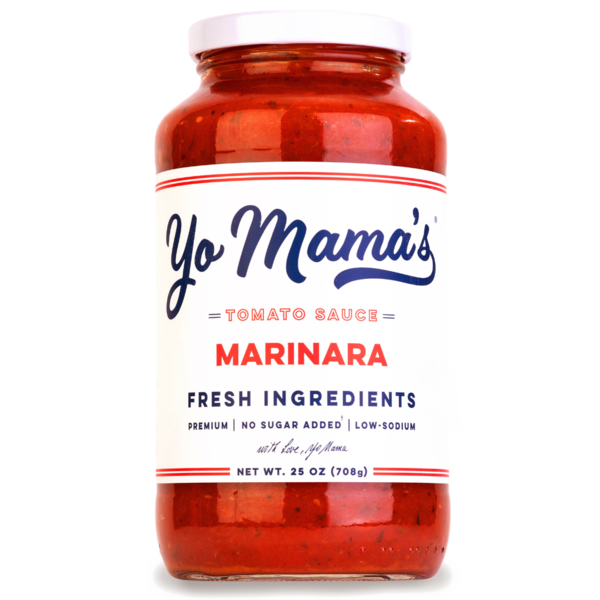 Pasta Sauce Yo Mama's Foods Original Marinara, Low Carb, Gluten Free hero