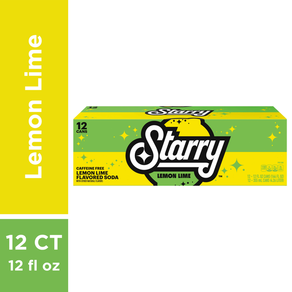 Soft Drinks Starry Lemon Lime Soda, Caffeine Free hero