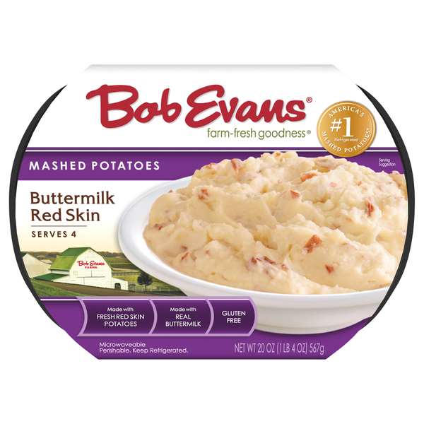 Frozen Appetizers & Sides Bob Evans Farms Buttermilk Red Skin Mashed Potatoes hero