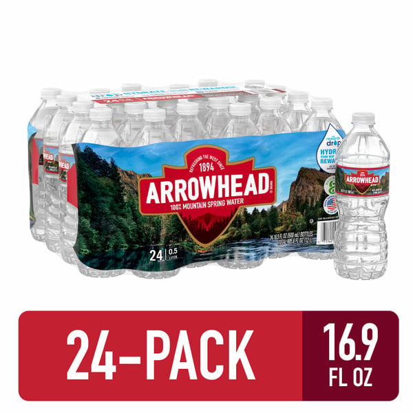 Water, Seltzer & Sparkling Water Arrowhead 100% Mountain Spring Water hero