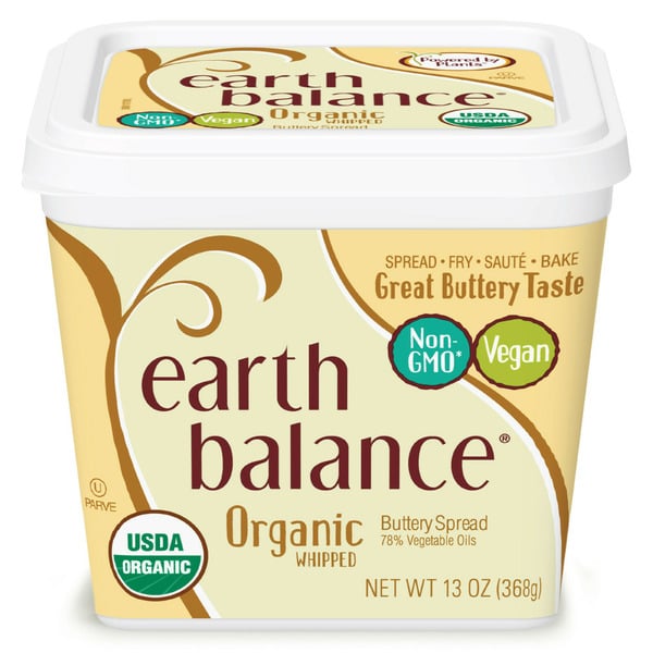 Soy & Lactose-Free Earth Balance Organic Whipped Butter Spread hero