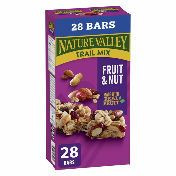 Energy & Granola Bars Nature Valley Chewy Trail Mix Granola Bars, Fruit and Nut hero