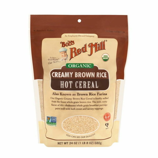 Hot Cereal & Pancake Mixes Bob's Red Mill Brown Rice Farina Creamy Rice Hot Cereal, Organic hero