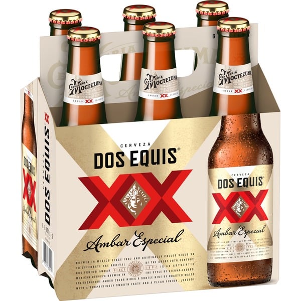 Imported Beer Dos Equis Ambar Mexican Lager Beer hero