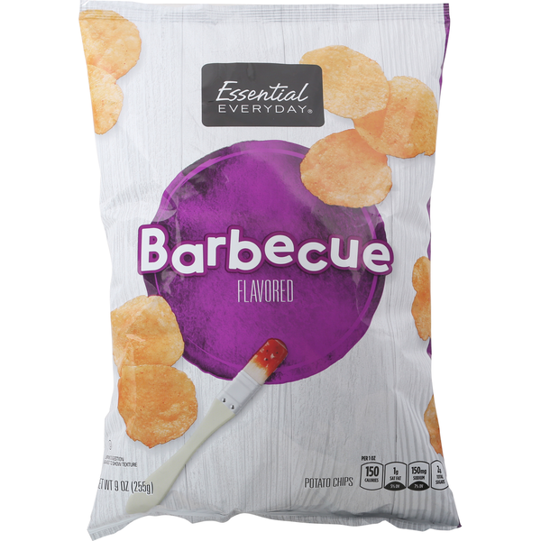 Chips & Pretzels Essential Everyday Potato Chips, Barbecue Flavored hero