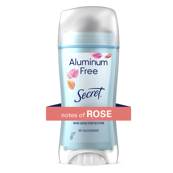 Deodorants Secret Aluminum Free Deodorant for Women, Rose hero