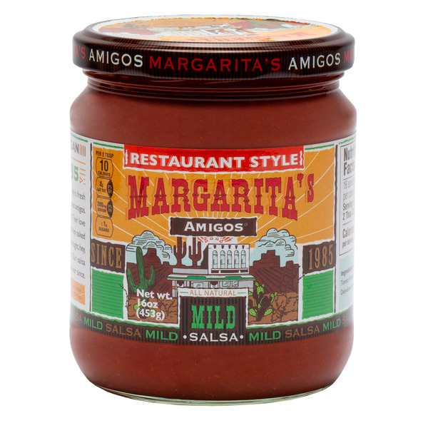 Preserved Dips & Spreads Margarita's Amigos Mild Restaurant Style Salsa hero