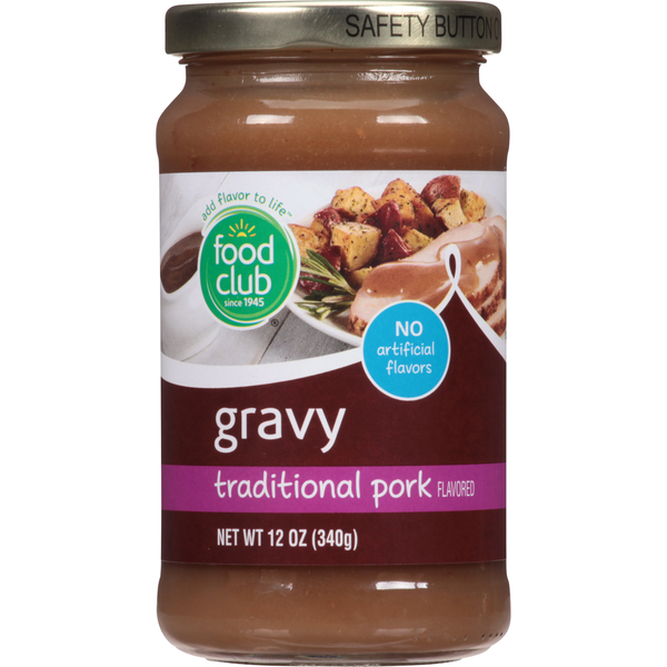 Marinades & Meat Preparation Food Club Gravy, Traditional Pork Flavored hero