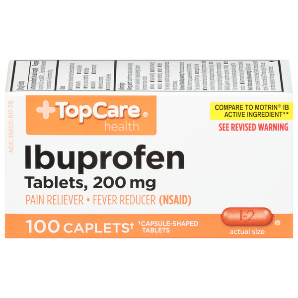 Muscles, Joints & Pain Relief TopCare Ibuprofen, 200 mg, Caplets hero