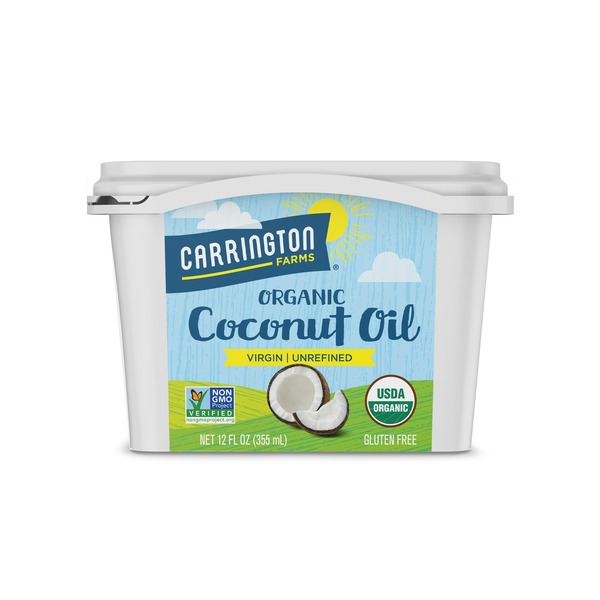 Oils & Vinegars Carrington Farms Coconut Oil, Virgin, Unrefined, Organic hero