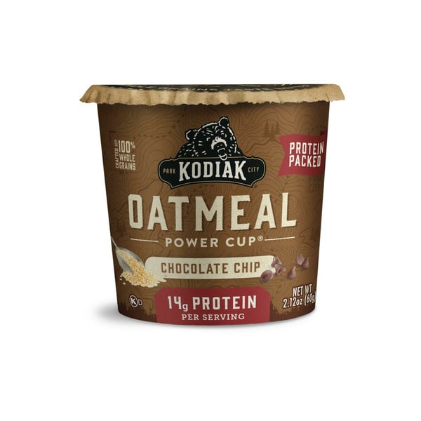 Hot Cereal & Pancake Mixes Kodiak Chocolate Chip Oatmeal in a Cup hero