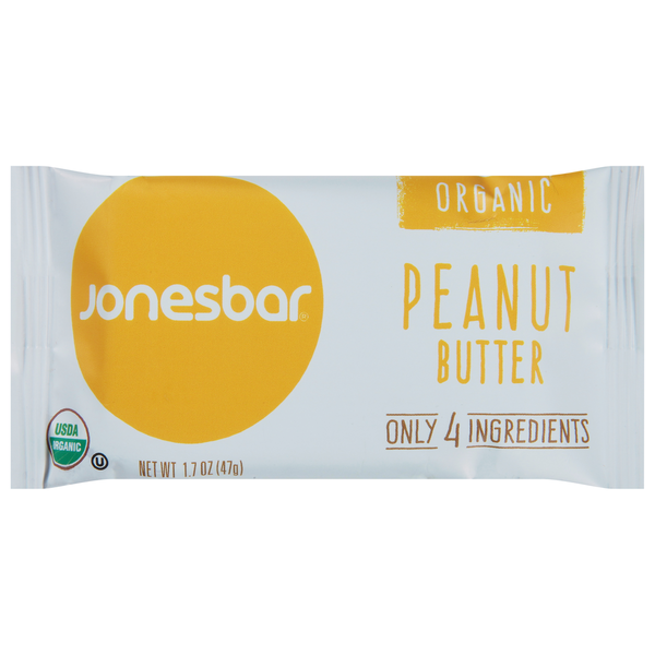 Energy & Granola Bars jonesbars Bar, Organic, Peanut Butter hero