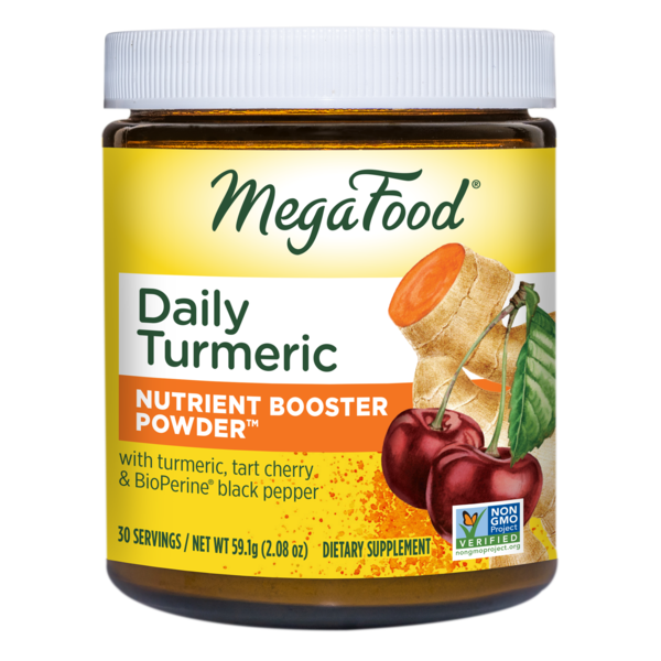 Muscles, Joints & Pain Relief MegaFood Daily Turmeric Nutrient Booster hero