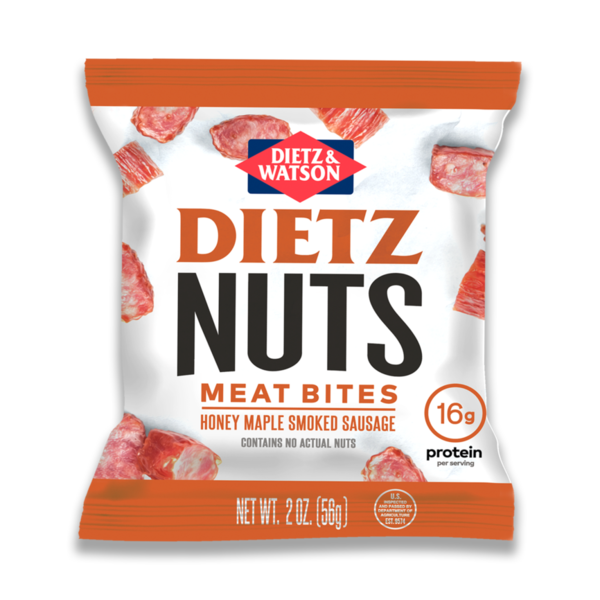 Packaged Meat Dietz & Watson Meat Bites, Honey Maple, Smoked Sausage hero