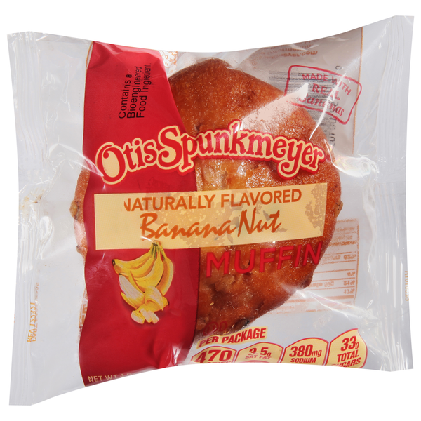 Breakfast Bakery Otis Spunkmeyer Muffin, Banana Nut hero