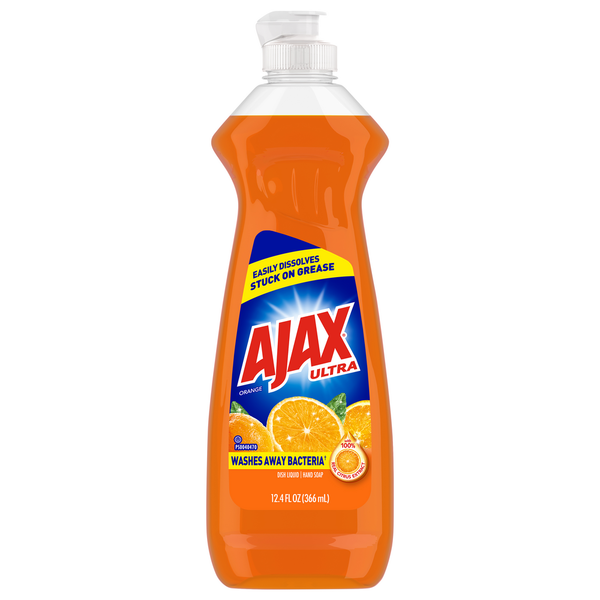 Ajax Dish Liquid/Hand Soap, Orange hero