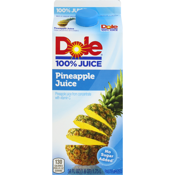 Juice & Nectars Dole 100% Juice, Pineapple hero