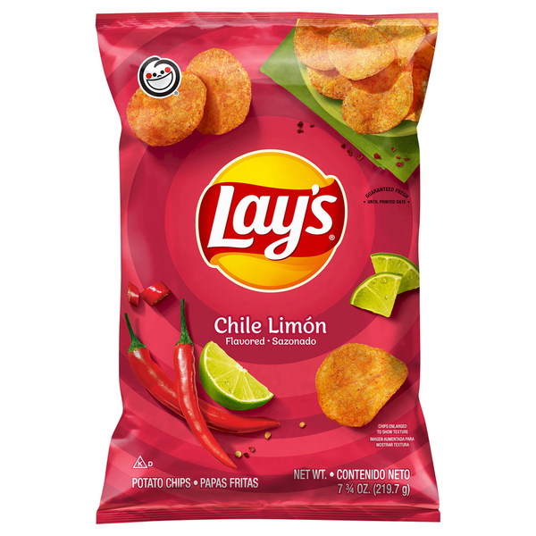 Chips & Pretzels Lay's Potato Chips, Chile Limon Flavored hero