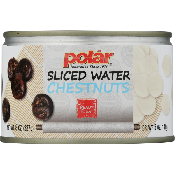 Canned & Jarred Vegetables MW Polar Chestnuts, Sliced Water hero