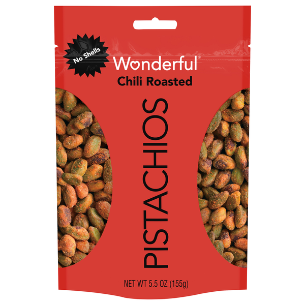 Produce Nuts & Snacks Wonderful No Shells, Chili Roasted hero