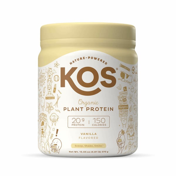 Protein & Meal Replacements KOS, Inc. Vanilla, Organic, Plant-Based Protein hero