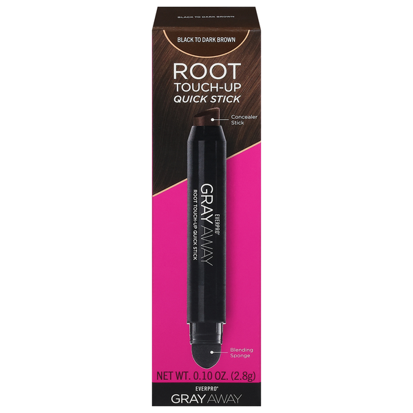 Hair Care Gray Away Quick Stick, Root, Touch-Up, Black to Dark Brown hero