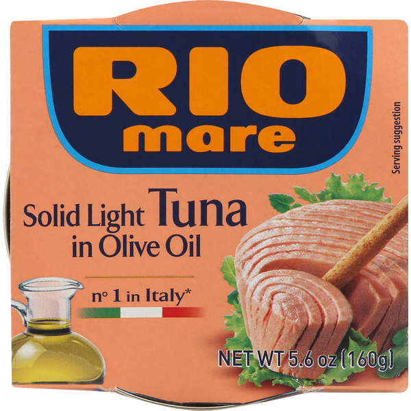 Canned Meat & Seafood Rio Mare Tuna, in Olive Oil, Solid Light hero