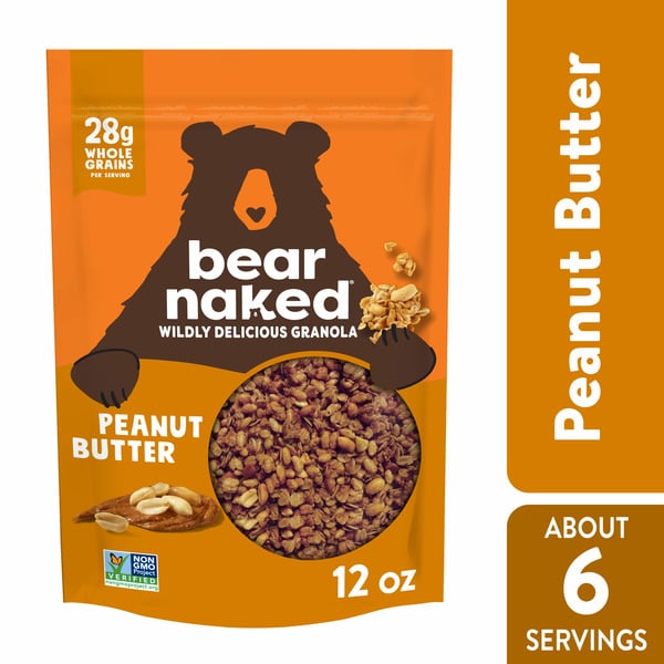 Granola Bear Naked Granola Cereal, Whole Grain Granola, Breakfast Snacks, Peanut Butter hero