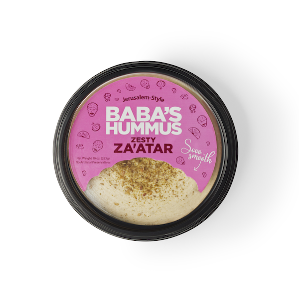 Fresh Dips & Tapenades Baba's Zesty Za'atar Hummus hero