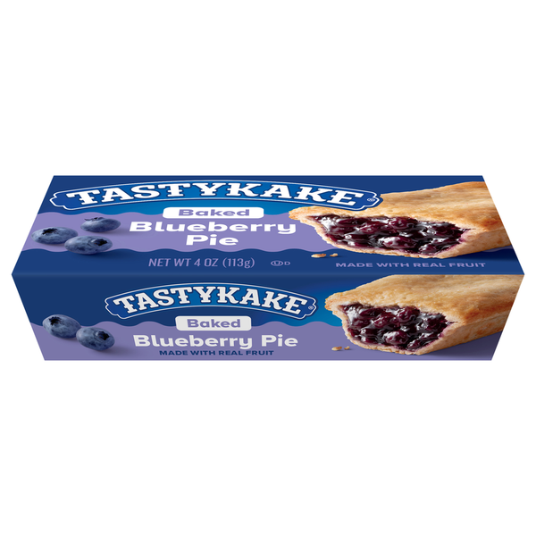 Bakery Desserts Tastykake Pie, Blueberry, Baked hero