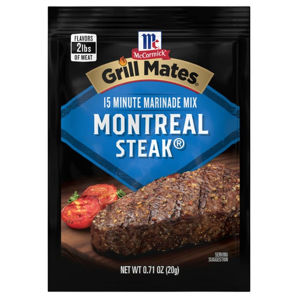 Marinades & Meat Preparation McCormick® Montreal Steak Marinade Seasoning Mix hero