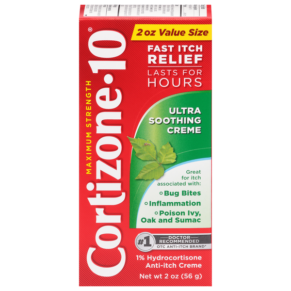 Cortizone 10 Anti-Itch Creme, Maximum Strength, Ultra Soothing, Value Size hero