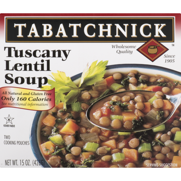 Kosher Foods Tabatchnick Tuscany Lentil Soup (Frozen) hero