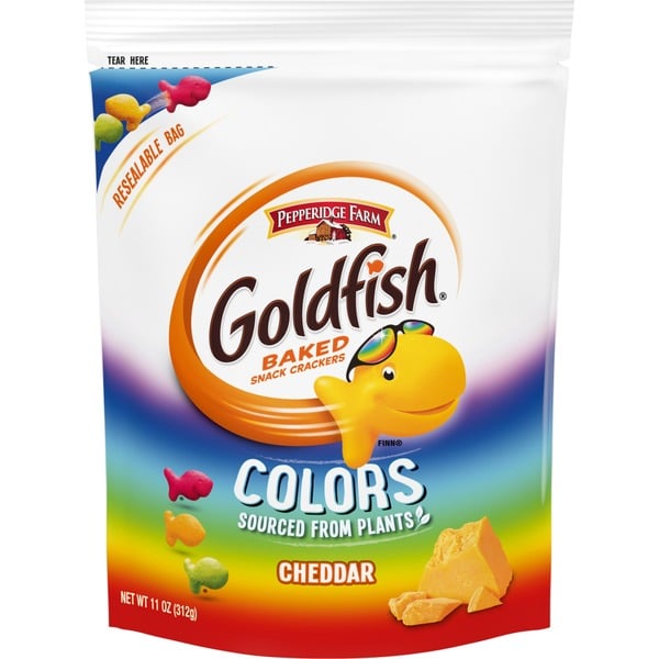 Crackers Pepperidge Farm Goldfish Colors Cheddar Crackers hero