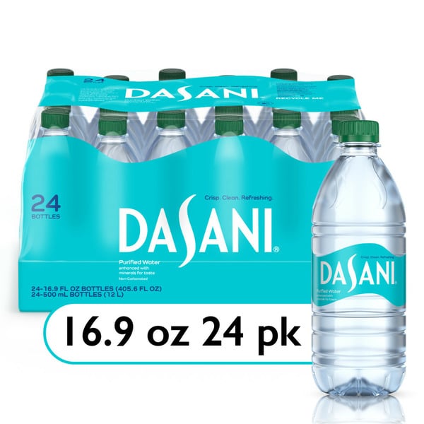 Water, Mixers & Sparkling Water DASANI Purified Water hero