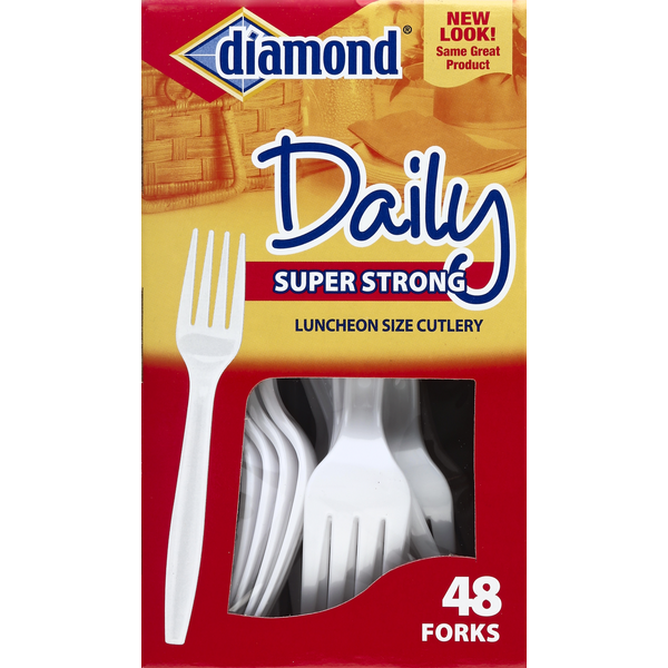 Plates, Bowls, Cups & Flatware Diamond Forks, Super Strong hero