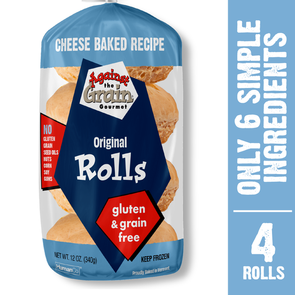 Frozen Breads & Doughs Against The Grain Original Rolls, Gluten Free, Grain Free, Nut Free hero