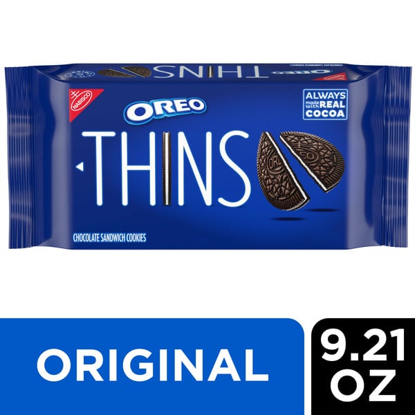 Packaged Cookies Oreo Thins Chocolate Sandwich Cookies hero