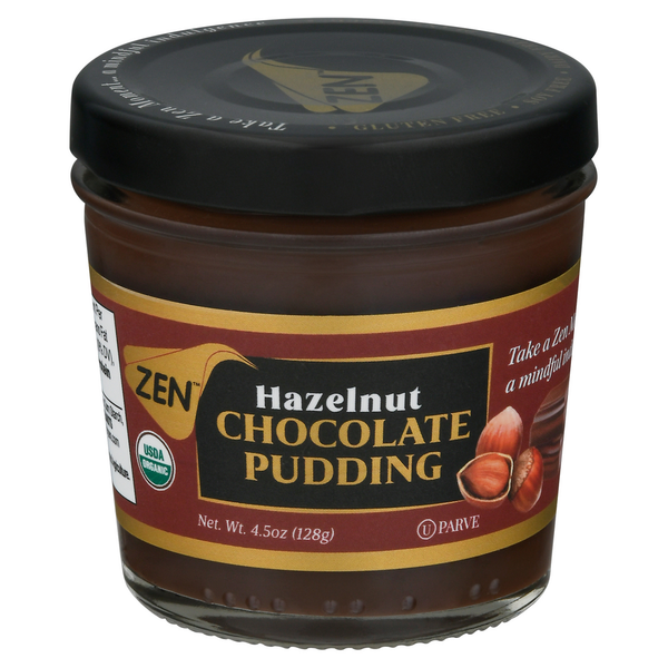 Refrigerated Pudding & Desserts Zen Chocolate Pudding, Hazelnut hero