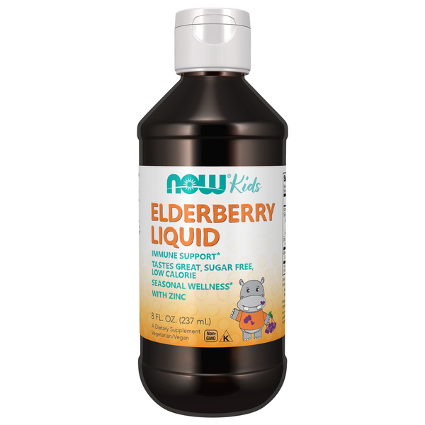 Dietary Supplements NOW Elderberry Liquid for Kids hero