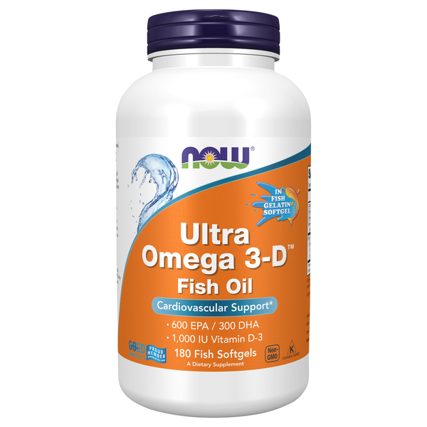 Vitamins & Supplements NOW Ultra Omega 3 D™ Fish Oil (Fish Gelatin) hero