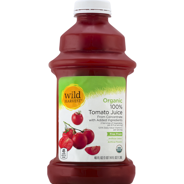 Juice & Nectars Wild Harvest 100% Juice, Tomato, Organic hero